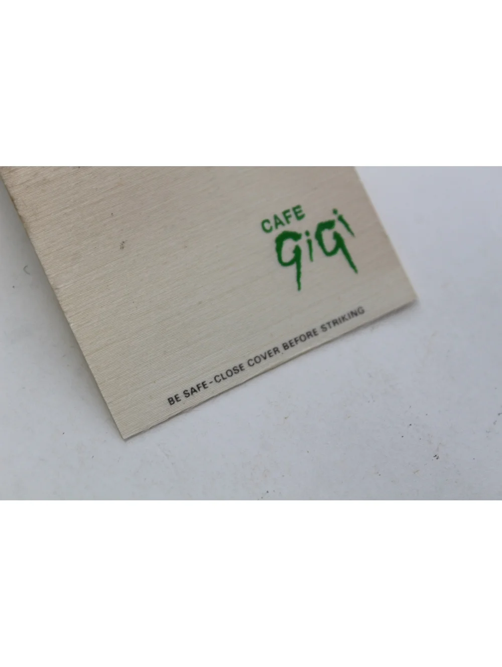 Vintage Lot of 3 Matchbooks Cafe Gigi MGM Grand Hotel Las Vegas Casino Universal